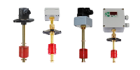 Float switch with temperature measurement